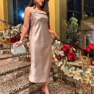 Zara Silver Backless Dress
Only worn once